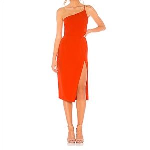 Orange dress from Revolve